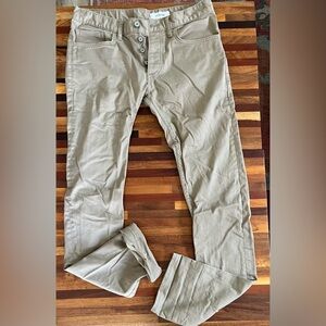 Gustin Tan Chinos Cotton Blend Pants